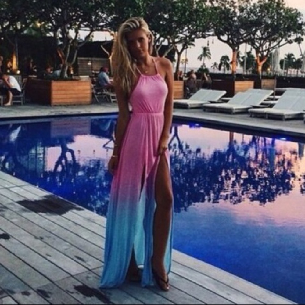 Wildfox Ombré ‘I am the Ocean’ coverup dress